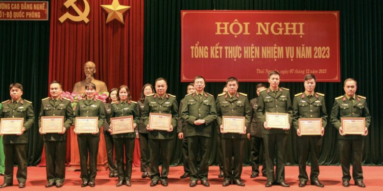 Trường Cao Đẳng nghề số 1- BQP: Tổng kết thực hiện nhiệm vụ năm 2023