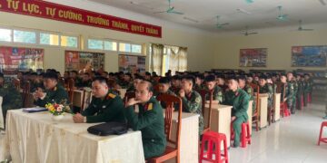 Tư vấn tuyển sinh tại Bộ chỉ huy quân sự tỉnh Cao Bằng năm 2023.