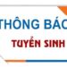 Thông báo tuyển sinh