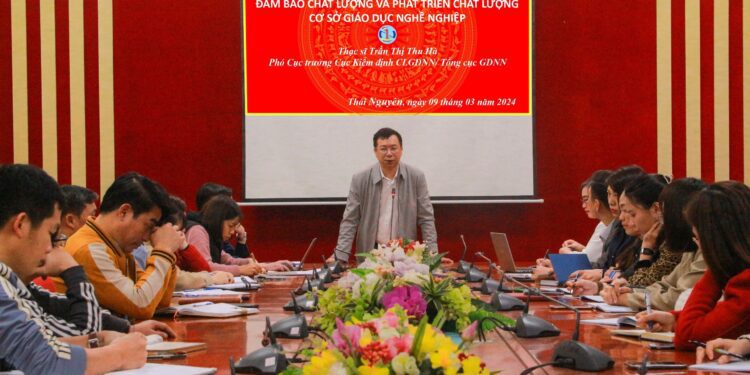 Trường Cao Đẳng nghề số 1 – BQP tổ chức lớp tập huấn bồi dưỡng đảm bảo chất lượng và phát triển chất lượng cơ sở giáo dục nghề nghiệp năm 2024.