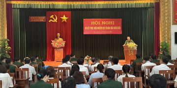 TRƯỜNG CAO ĐẲNG NGHỀ SỐ 1- BQP TỔ CHỨC HỘI NGHỊ SƠ KẾT THỰC HIỆN NHIỆM VỤ 6 THÁNG ĐẦU NĂM 2024.
