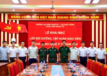 Trường Cao đẳng nghề số 1 – BQP: Tổ chức tập huấn giáo viên nghề Công nghệ ô tô năm 2025