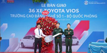 Trường Cao đẳng Nghề số 1 – Bộ Quốc phòng tiếp nhận 36 xe thực hành Toyota Vios mới