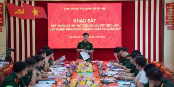 Khảo sát xây dựng Đề án 1496: Gỡ khó việc làm cho thanh niên hoàn thành nghĩa vụ quân sự