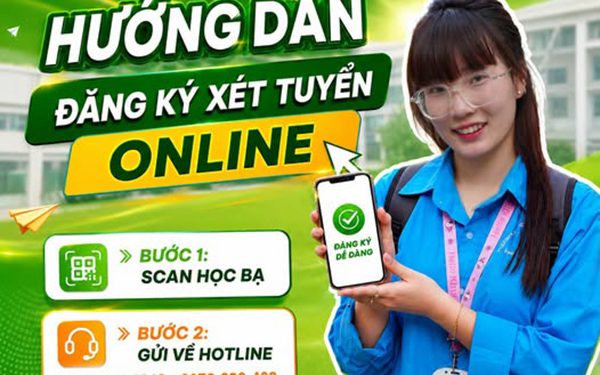Thông báo nhận hồ sơ xét tuyển hình thức online