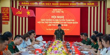 Giao nhiệm vụ đội tuyển dự Hội thi Thợ giỏi ngành Cơ khí toàn quân 2026