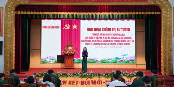Trường Cao đẳng Nghề số 1 tổ chức sinh hoạt chính trị, tư tưởng quán triệt chỉ thị số 76/CT-BQP và kết luận số 71-KL/ĐU