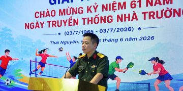 Khai mạc giải thể thao chào mừng 61 năm ngày truyền thống Trường Cao đẳng Nghề số 1