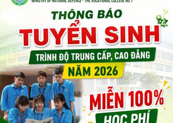 Tuyển sinh Trung cấp, Cao đẳng 2026 – Miễn học phí nhiều ngành nghề