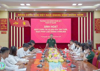 Trường Cao đẳng Nghề số 1 tổ chức sinh hoạt Ngày Chính trị và Văn hóa tinh thần, Ngày Pháp luật tháng 8