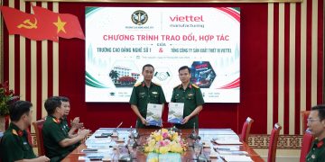 Trường Cao đẳng Nghề số 1 ký kết hợp tác với Tổng Công ty Sản xuất thiết bị Viettel