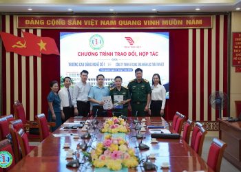 Trường Cao đẳng Nghề số 1 ký kết hợp tác đào tạo với Công ty Trái Tim Việt