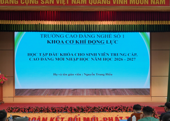 Học tập đầu khóa năm 2026: Giúp tân sinh viên hiểu trường, hiểu nghề