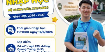 Trường Cao đẳng Nghề số 1 đón tân học viên nhập học năm học 2026 – 2027