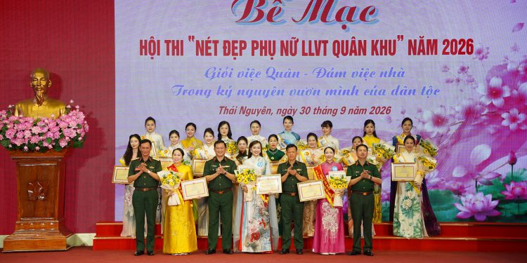 Trường Cao đẳng Nghề số 1 giành Giải Xuất sắc tại Hội thi “Nét đẹp Phụ nữ LLVT Quân khu” năm 2026